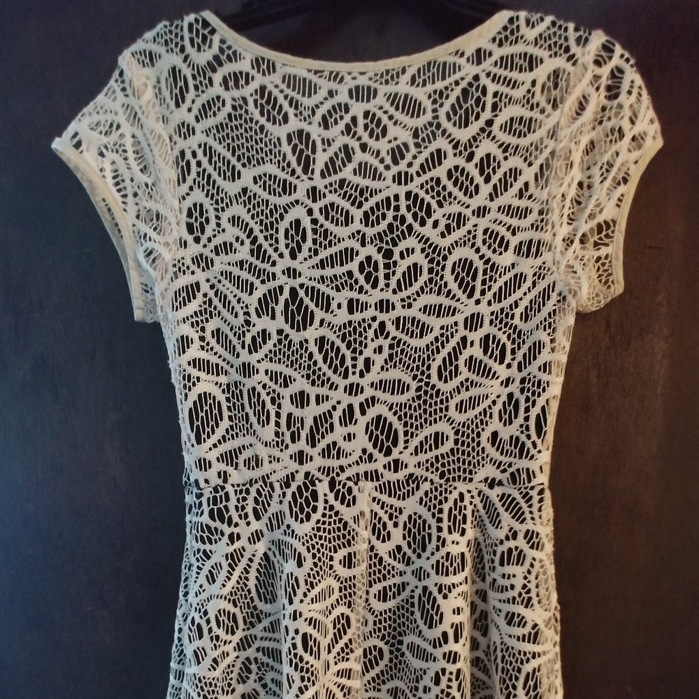 👗Woman's Lace Overlay Dress | Sz XS - Picture 2 of 8
